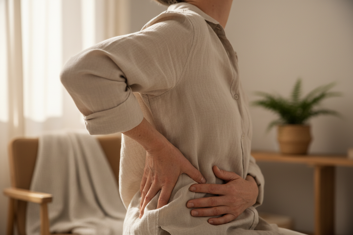 focus on partial body part show chronic pain